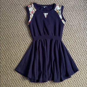 navy blue dress